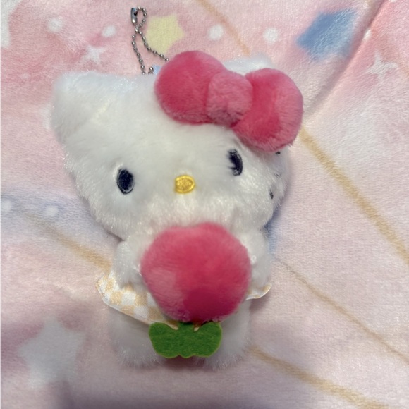 Other - New Hello Kitty flower Keychain Plush